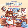Livre de coloriage confortable Deltas Cozy Jobs - Jade Summer