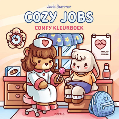 Livre de coloriage confortable Deltas Cozy Jobs - Jade Summer
