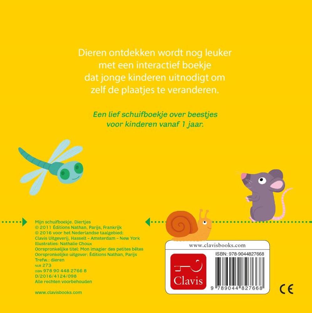 Mon livre coulissant : les animaux (en carton). 1+
