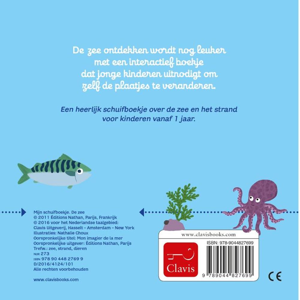 Mon livre coulissant : la mer (carton). 1+.