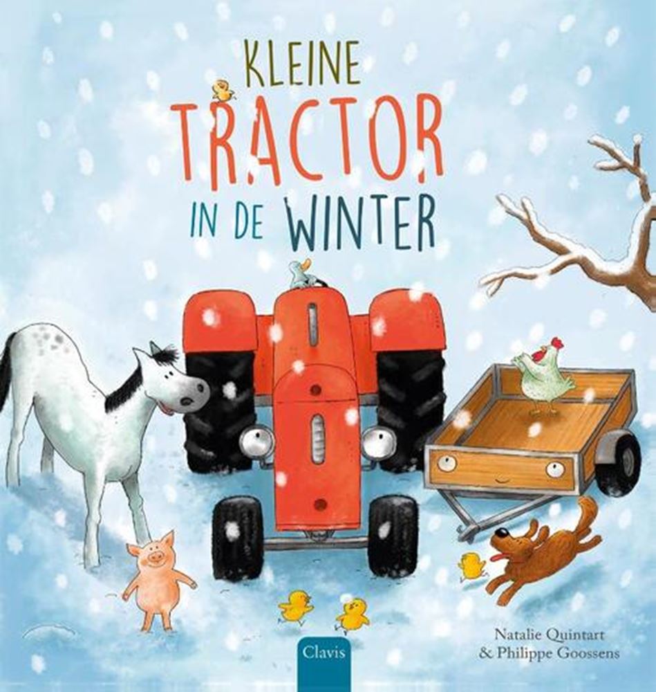 Petit tracteur en hiver. 3+