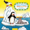 Petit pingouin jouant sur la glace. 1+
