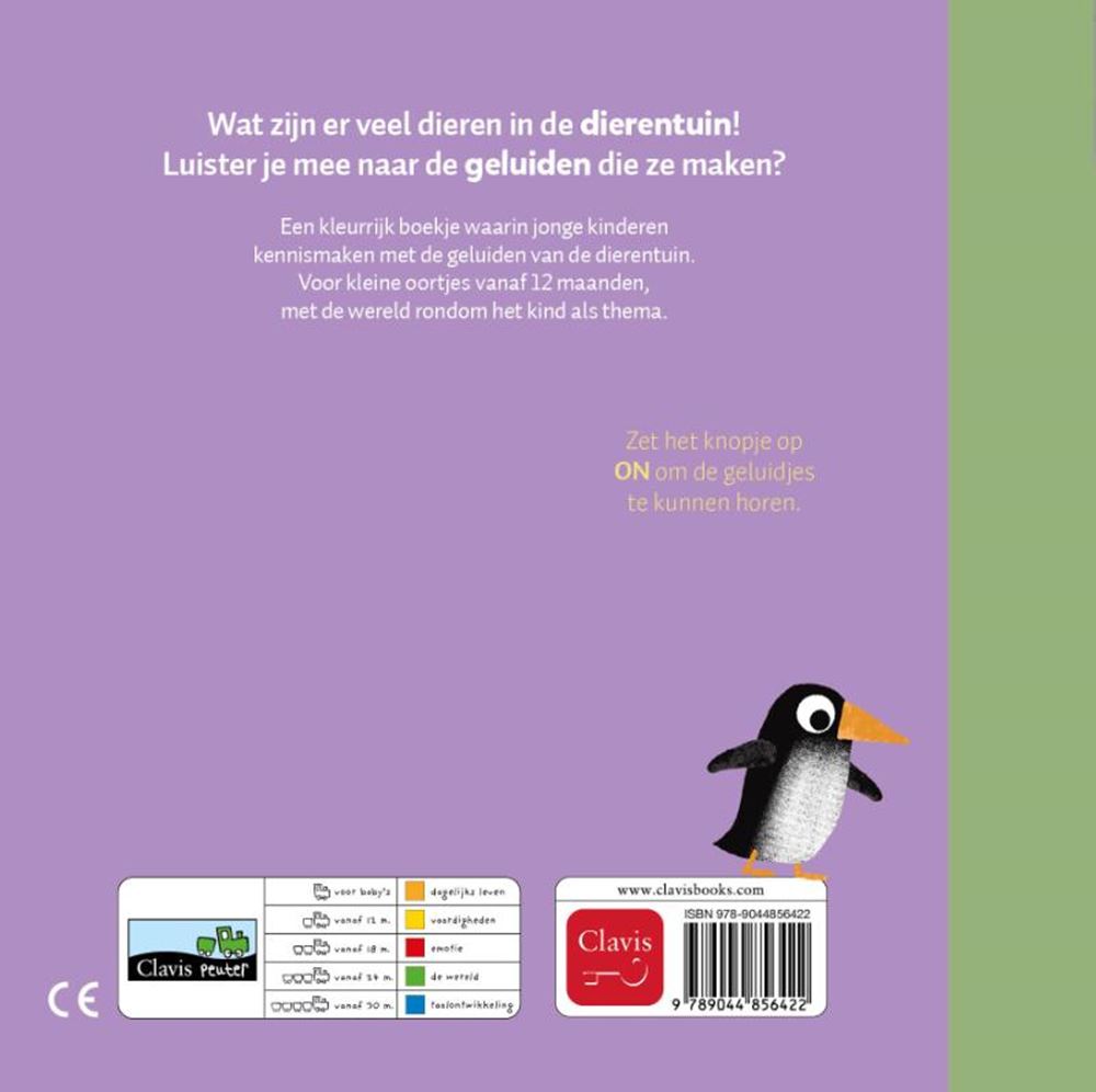 Livre sonore : le zoo. (nouveau) 1+