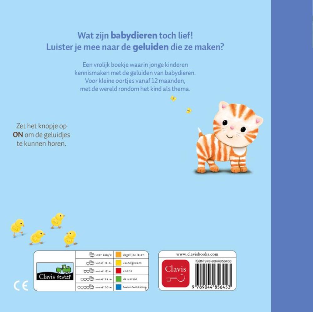 Livre sonore : bébés animaux. (nouveau) 1+