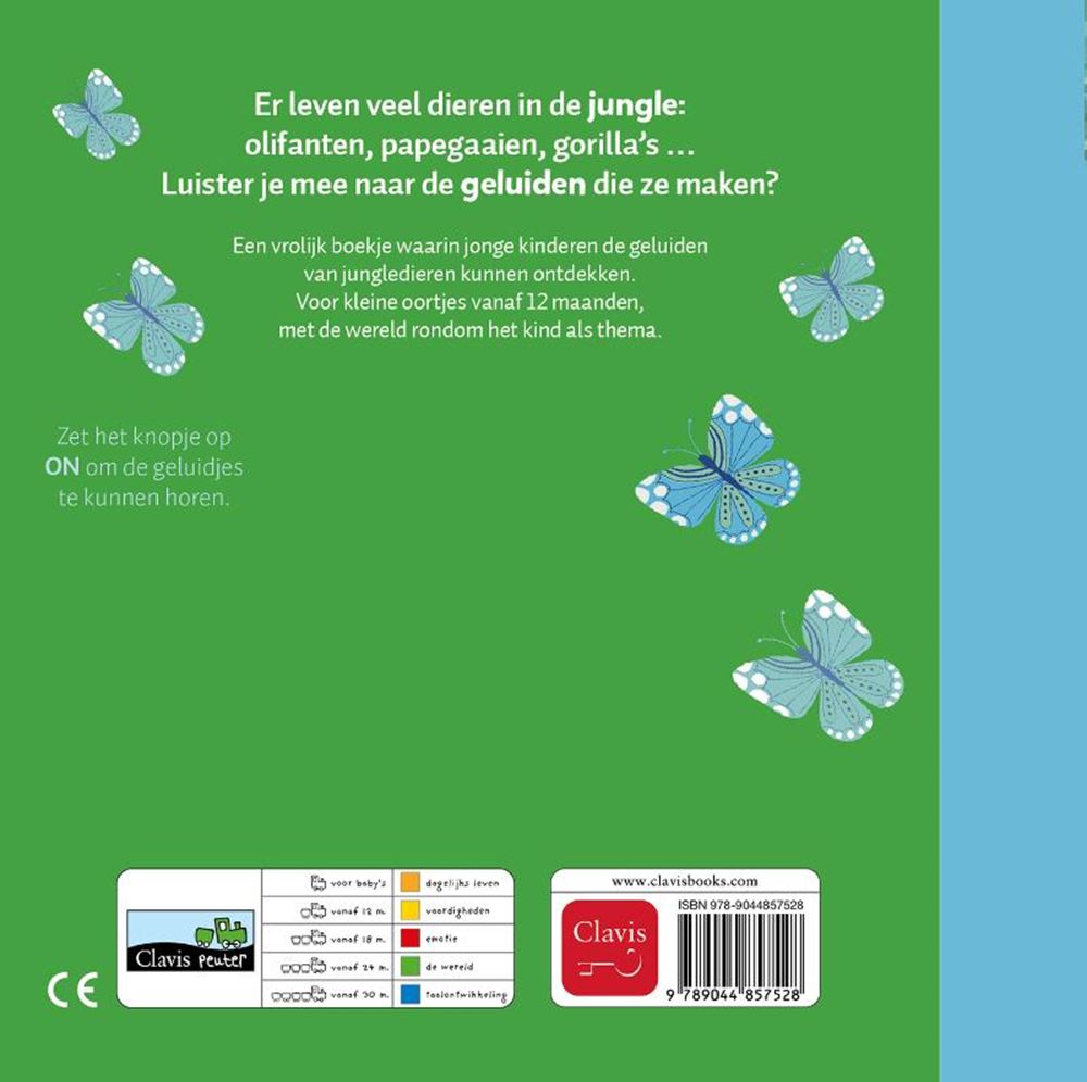 Livre sonore : la jungle. 1+
