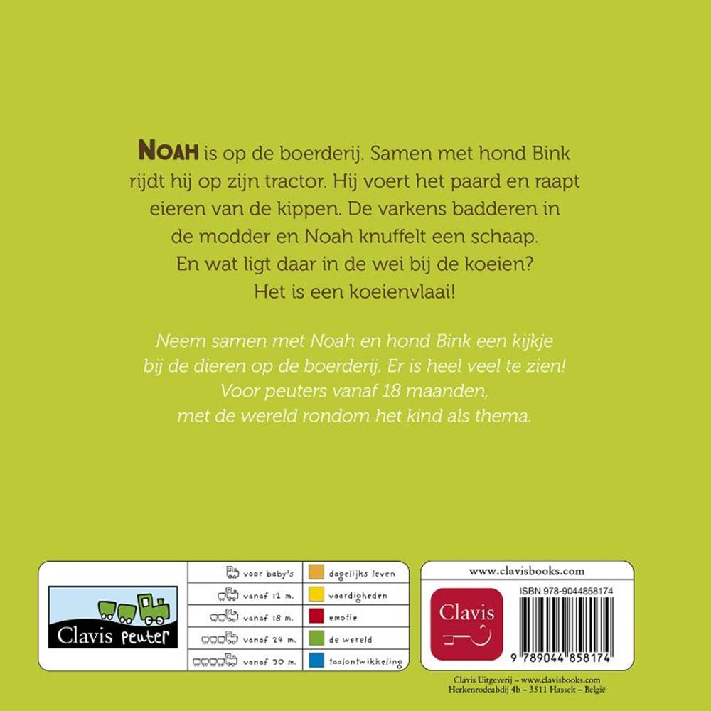 Livre cartonné : Noé à la ferme 2+