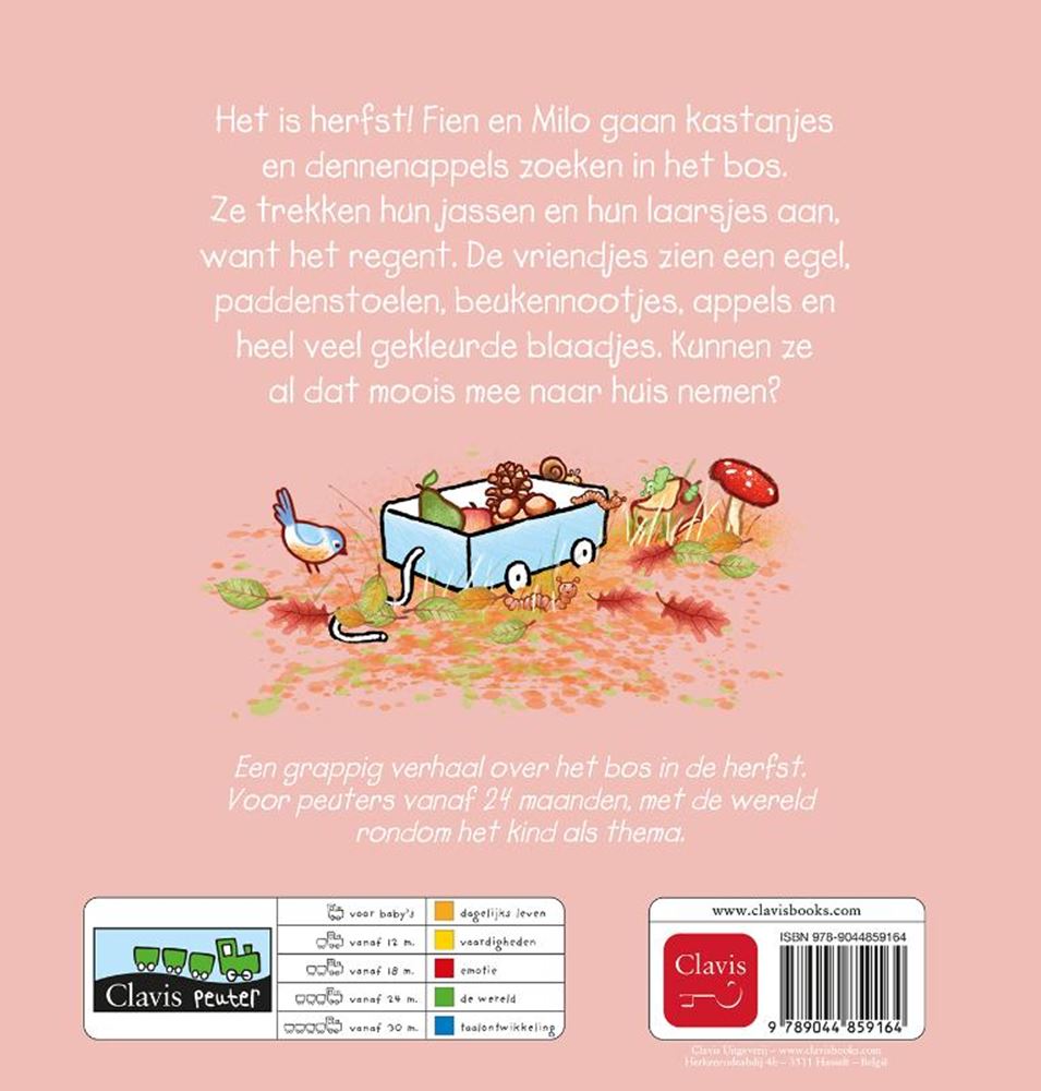 Maison centrale du livre automne avec fien et milo