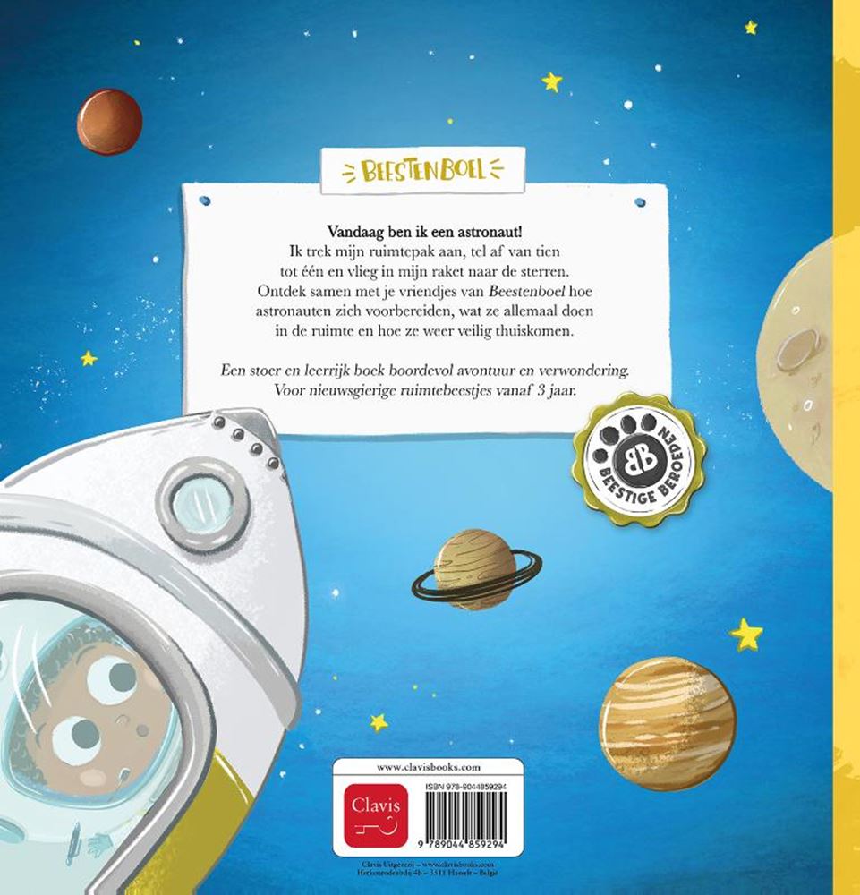 Livre d'images : l'astronaute 3+