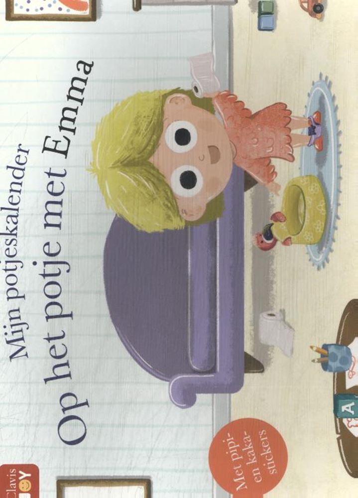 Emma et son calendrier en pot 2+