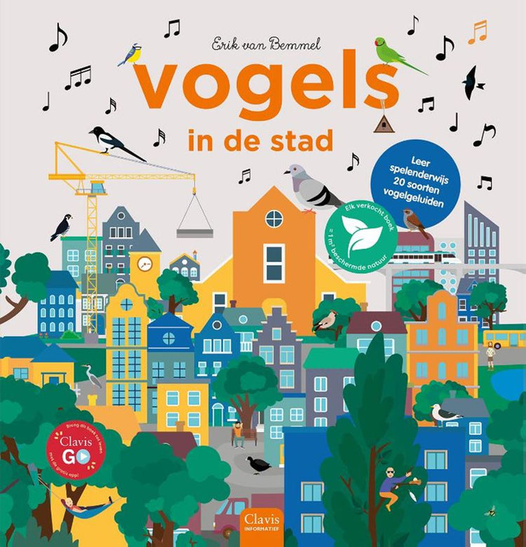 Livre sonore : les oiseaux dans la ville 6+