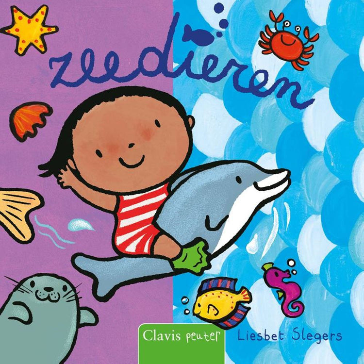 Livre cartonné : animaux marins 1+