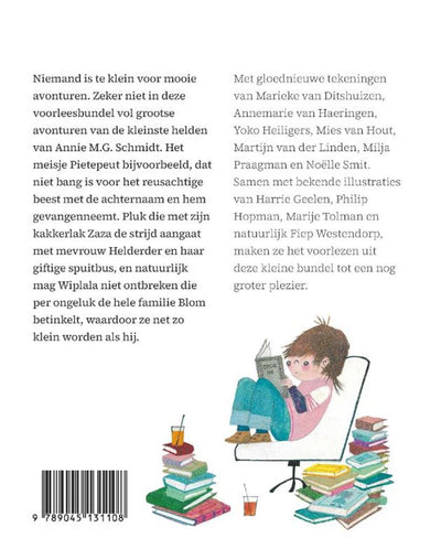 Maison centrale du livre Little Annie M.G. Schmidt lisant un livre
