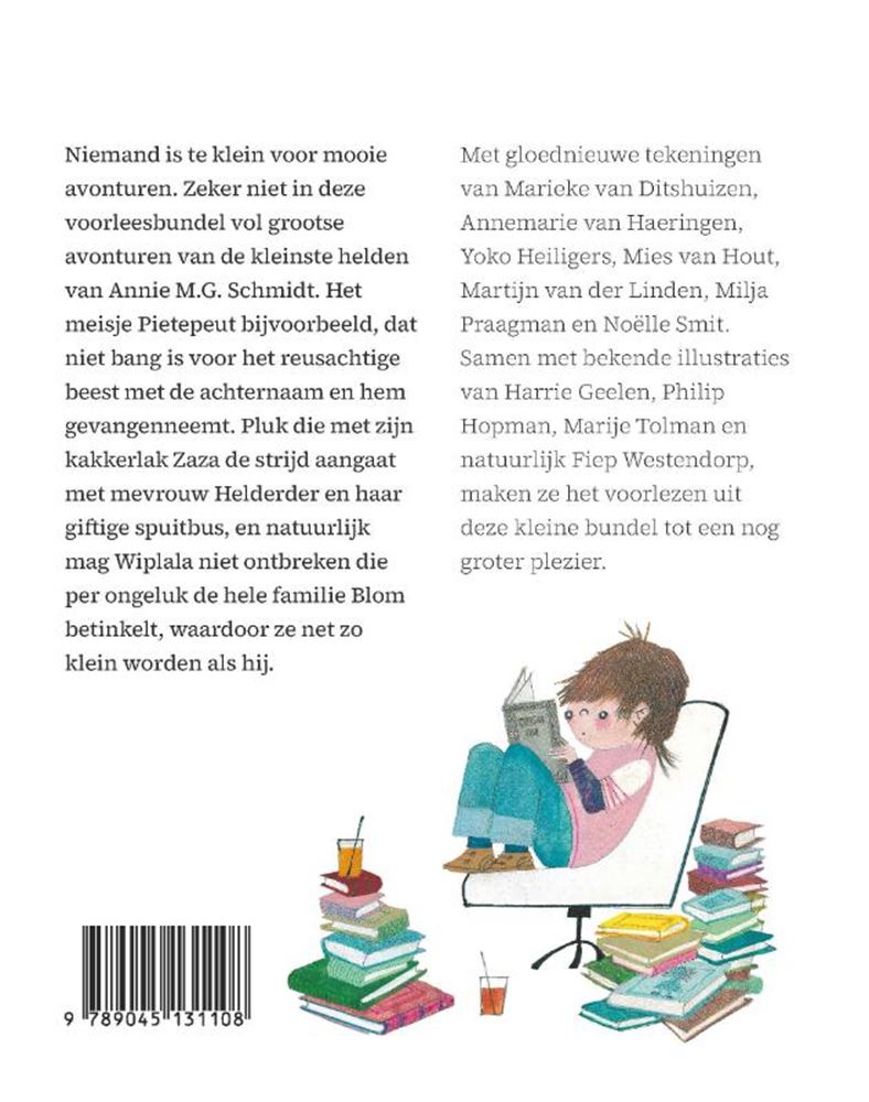 Maison centrale du livre Little Annie M.G. Schmidt lisant un livre