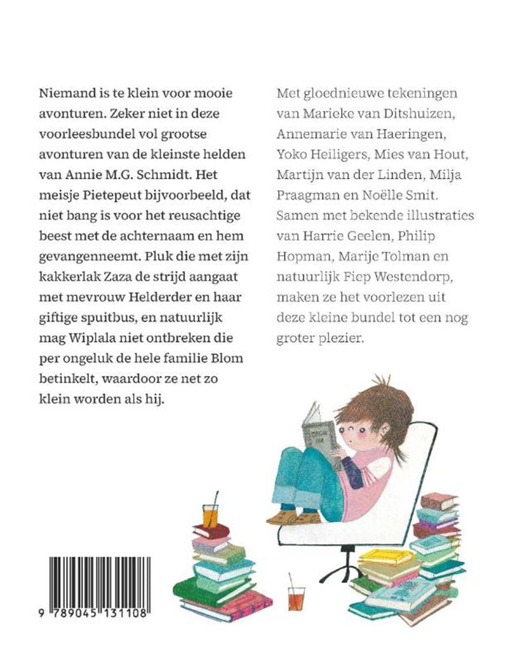 Maison centrale du livre Little Annie M.G. Schmidt lisant un livre