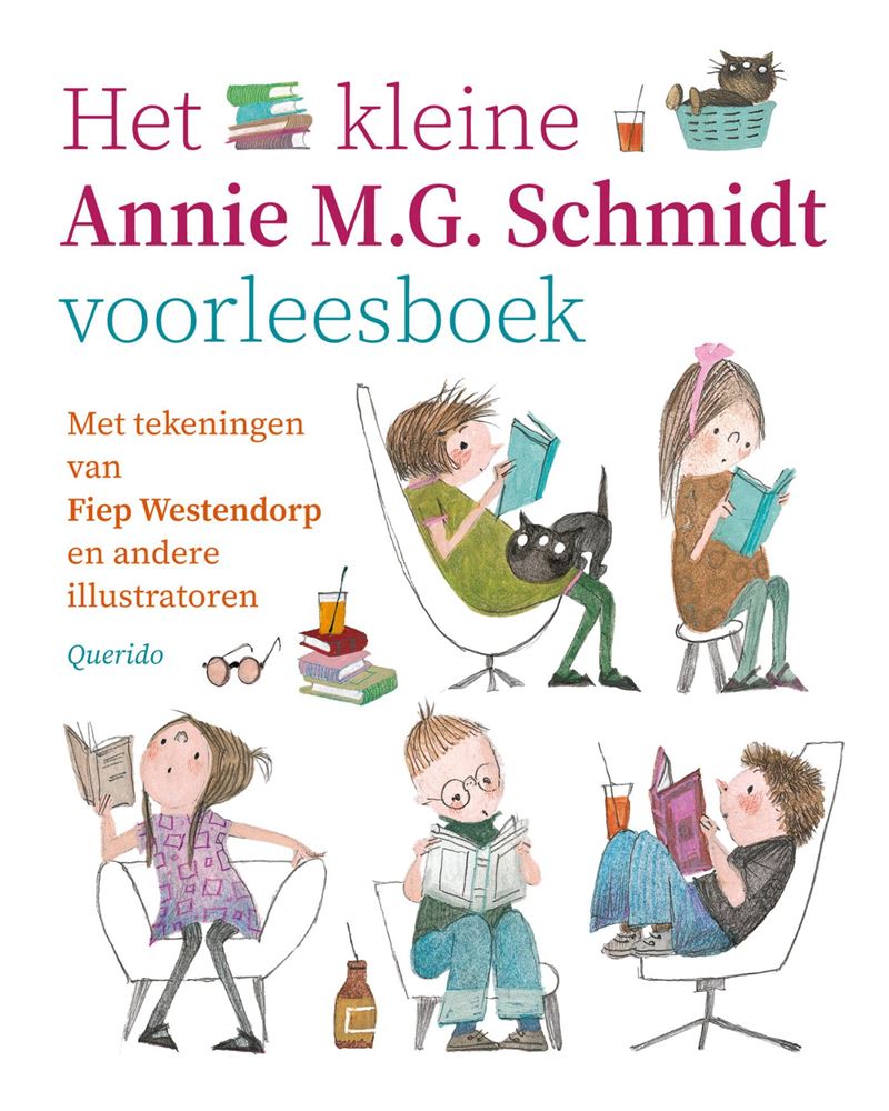Maison centrale du livre Little Annie M.G. Schmidt lisant un livre