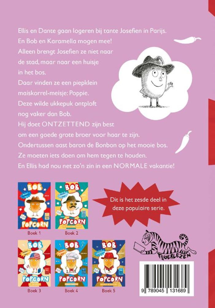 Bob popcorn et coquelicot épicé 8+