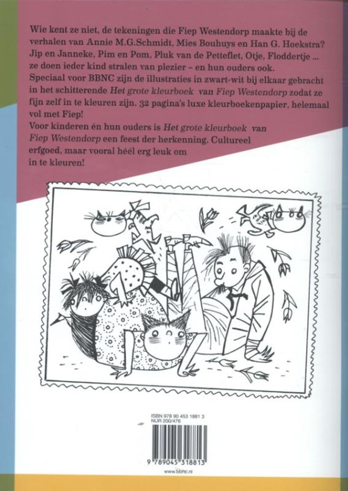 Le grand livre de coloriage de Fiep Westendorp