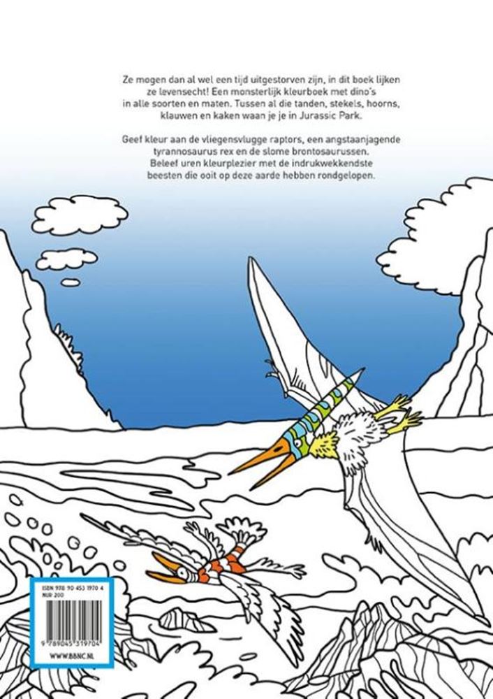 Livre de coloriage : dinosaure.