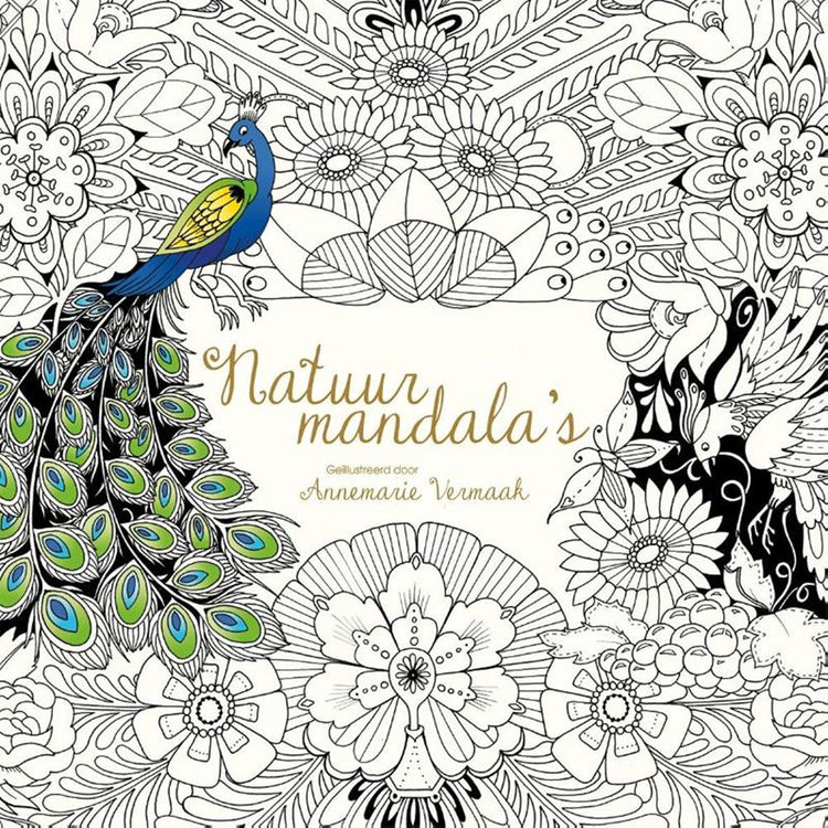 Livre de coloriage : mandalas naturels.