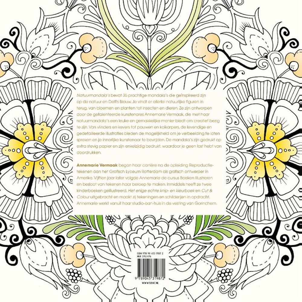 Livre de coloriage : mandalas naturels.