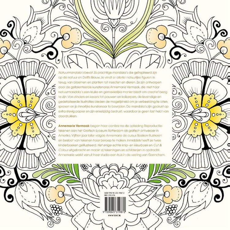 Livre de coloriage : mandalas naturels.