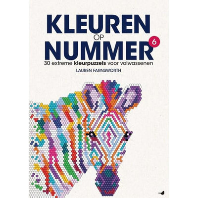 Kluitman coloriage sur le numéro 6 pour adultes