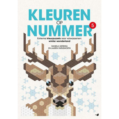Kluitman coloriage sur le numéro 5 pour adultes