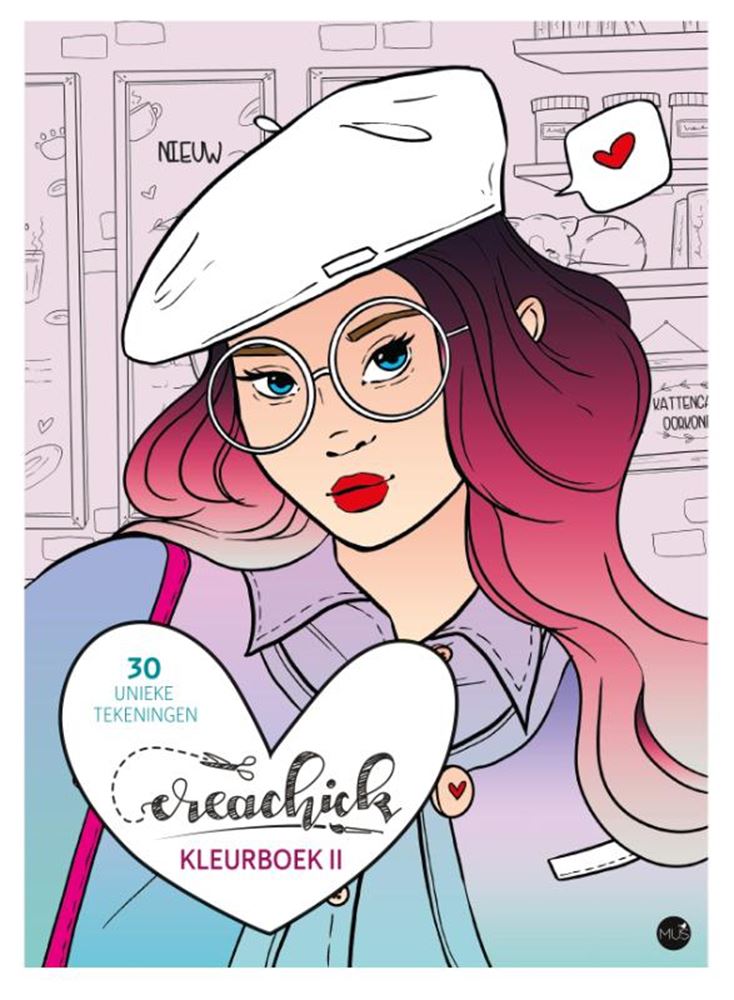 Livre de coloriage Kluitman Creachick ll 64 pages.