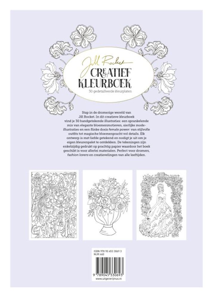 Jill rocket : livre de coloriage créatif