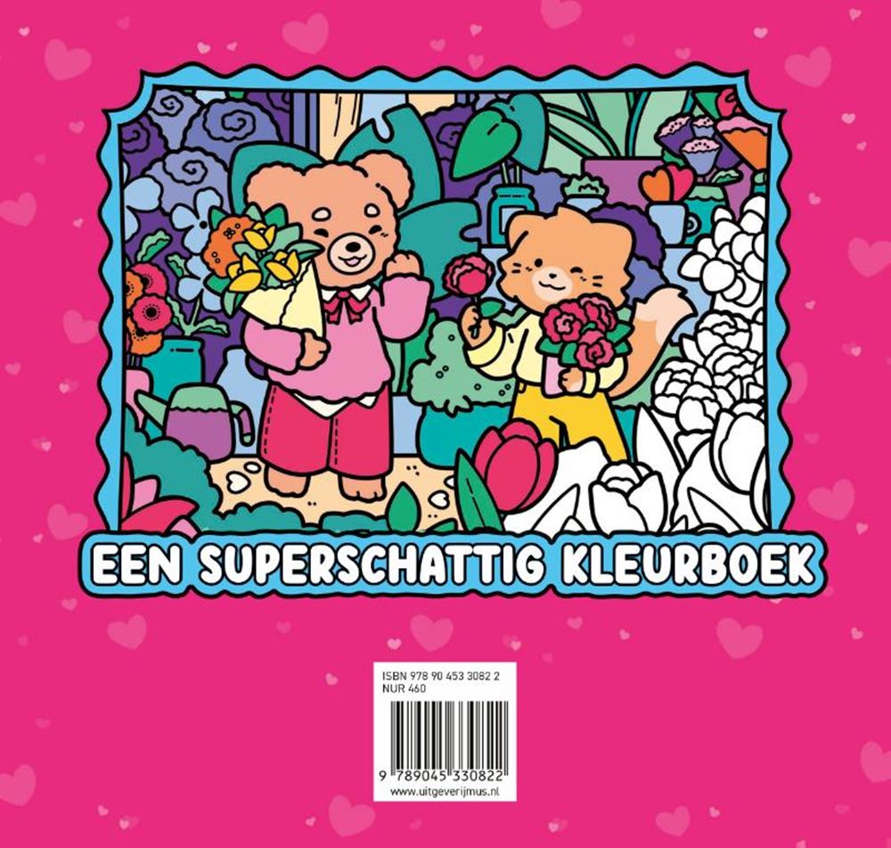 Kluitman - Livre de coloriage avec des tourtereaux douillets et mignons