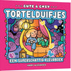 Kluitman - Livre de coloriage avec des tourtereaux douillets et mignons
