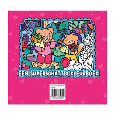 Kluitman - Livre de coloriage avec des tourtereaux douillets et mignons