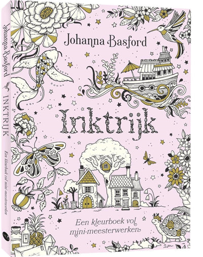 Mus creative ink kingdom - johanna basford - un livre de coloriage plein de mini chefs-d'œuvre