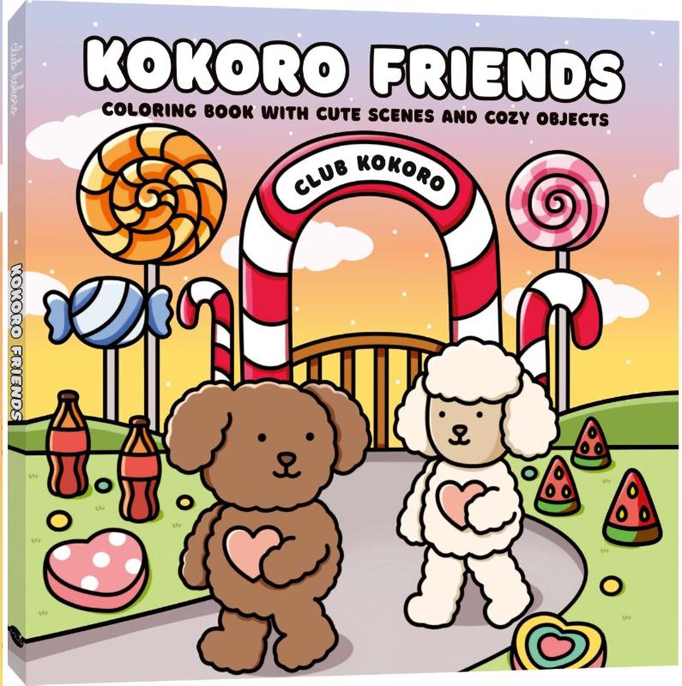Kluitman club kokoro livre de coloriage amis kokoro