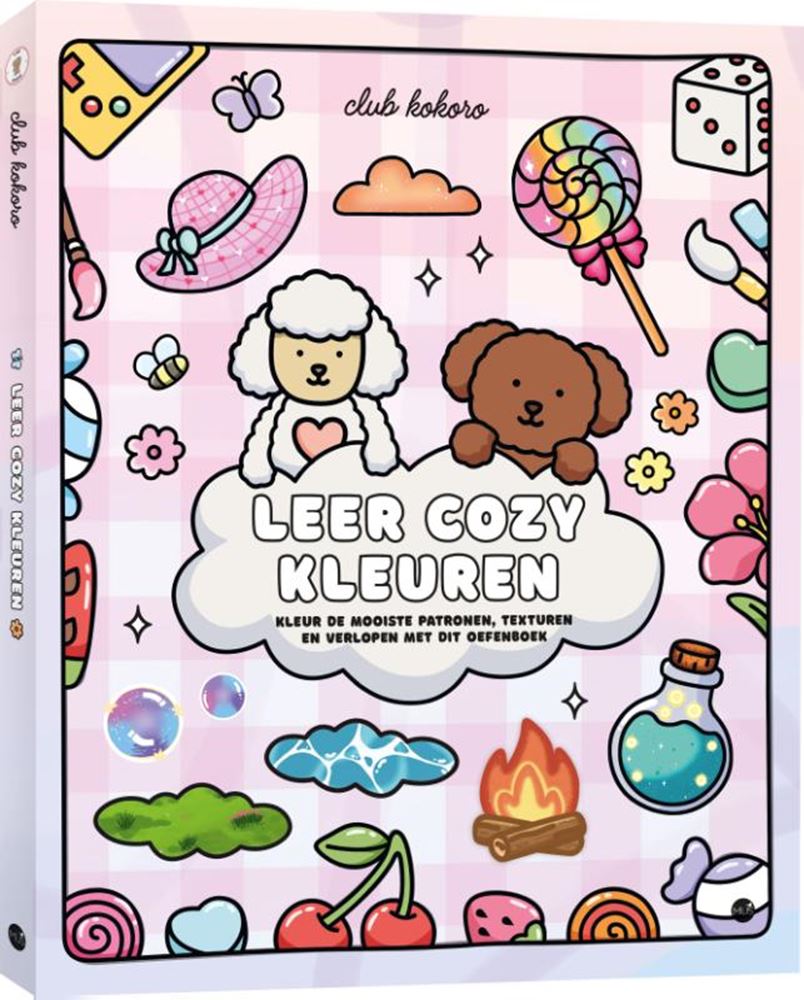 Livre de coloriage Julia Anna Jes Cosy : apprenez les couleurs douillettes -
