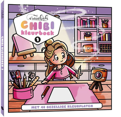 Kluitman Creachick Chibi livre de coloriage 1