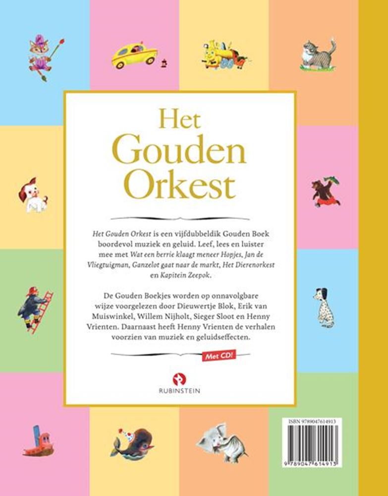 Gb lu à voix haute : orchestre d'or (livre + CD)