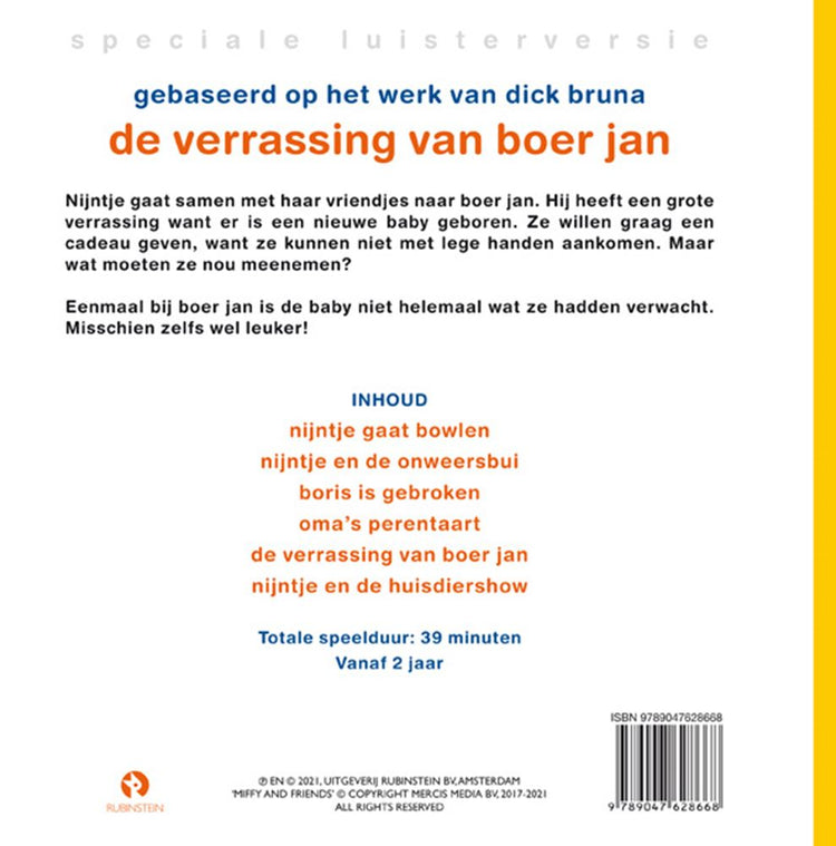 Miffy, la surprise du fermier Jan. 3+
