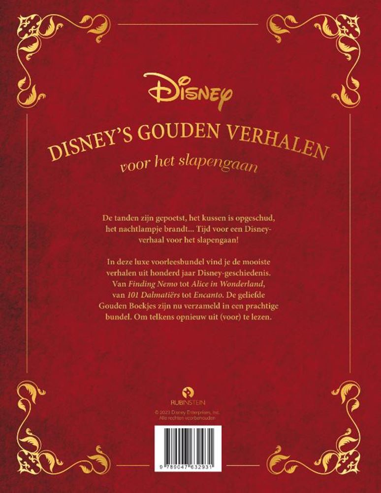 Livre les histoires en or de Disney avant le coucher