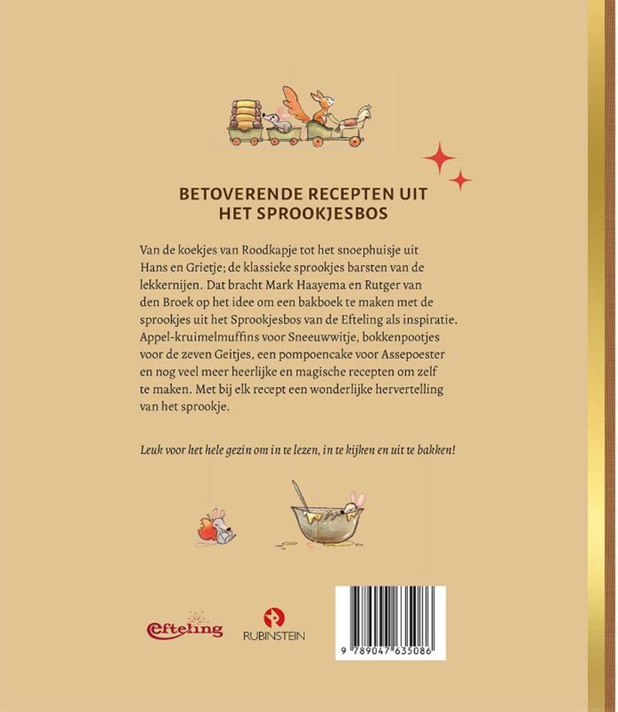 Livre de cuisine : livre de contes de fées Efteling 6+