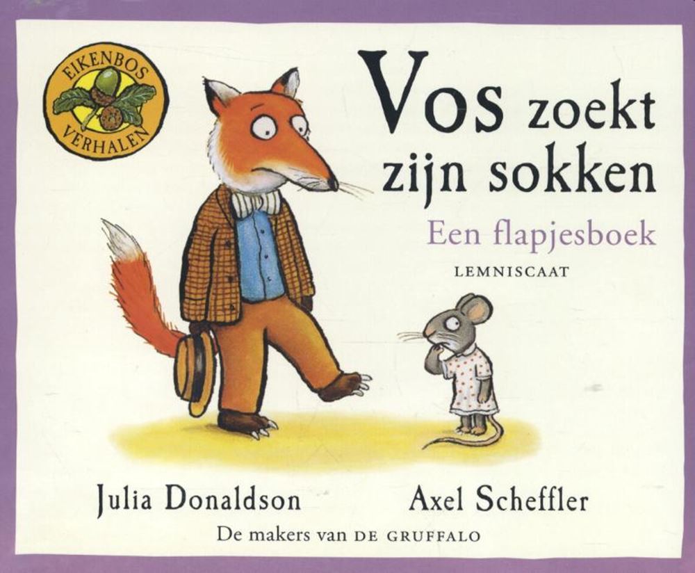 Fox cherche ses chaussettes (livre cartonné avec fl