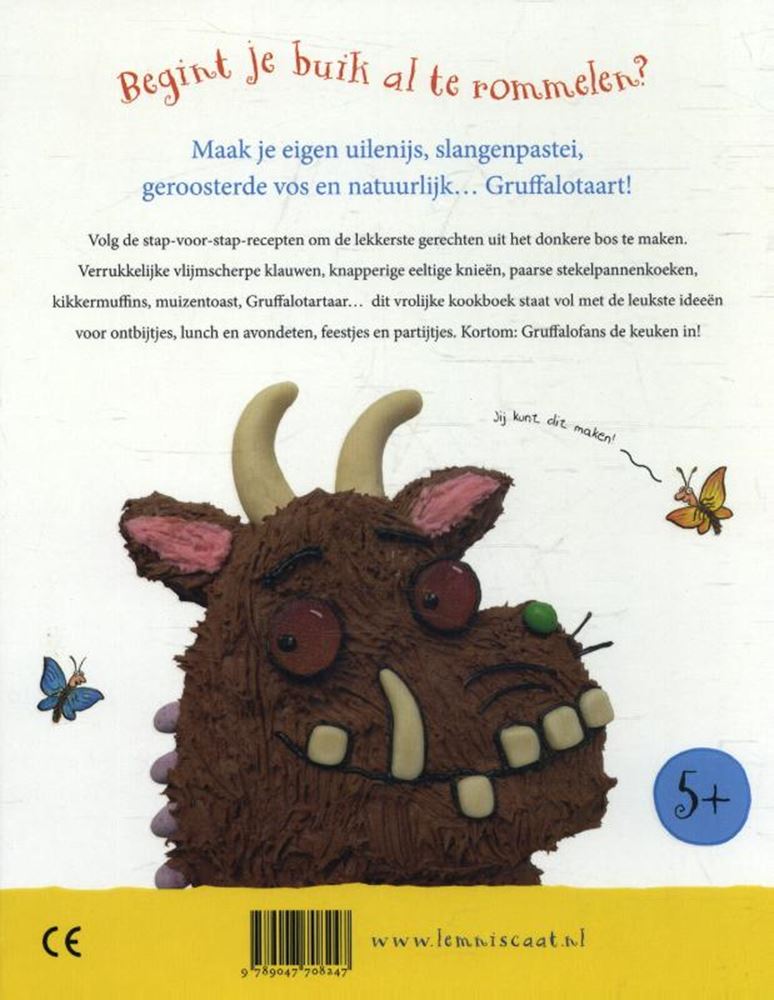 Gâteau Gruffalo et autres recettes. 6+