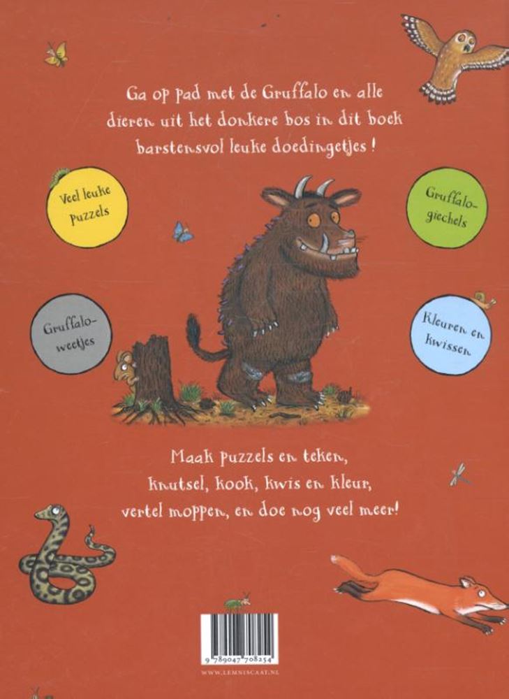 Le grand cahier d'activités gruffalo. 6+