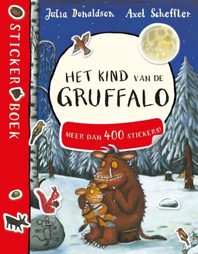 Le livre d'autocollants L'Enfant de Gruffalo. 3+