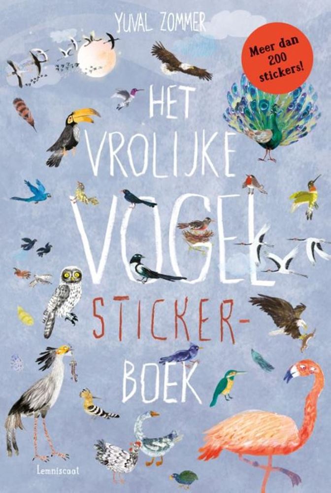 Le livre d'autocollants oiseaux joyeux