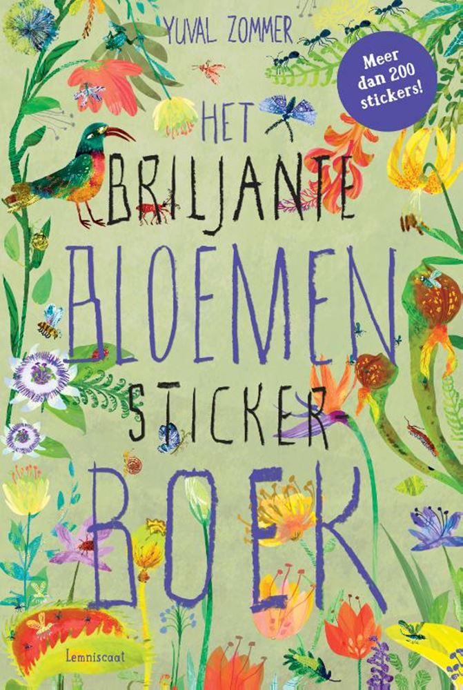 Le brillant livre d’autocollants de fleurs. 4+