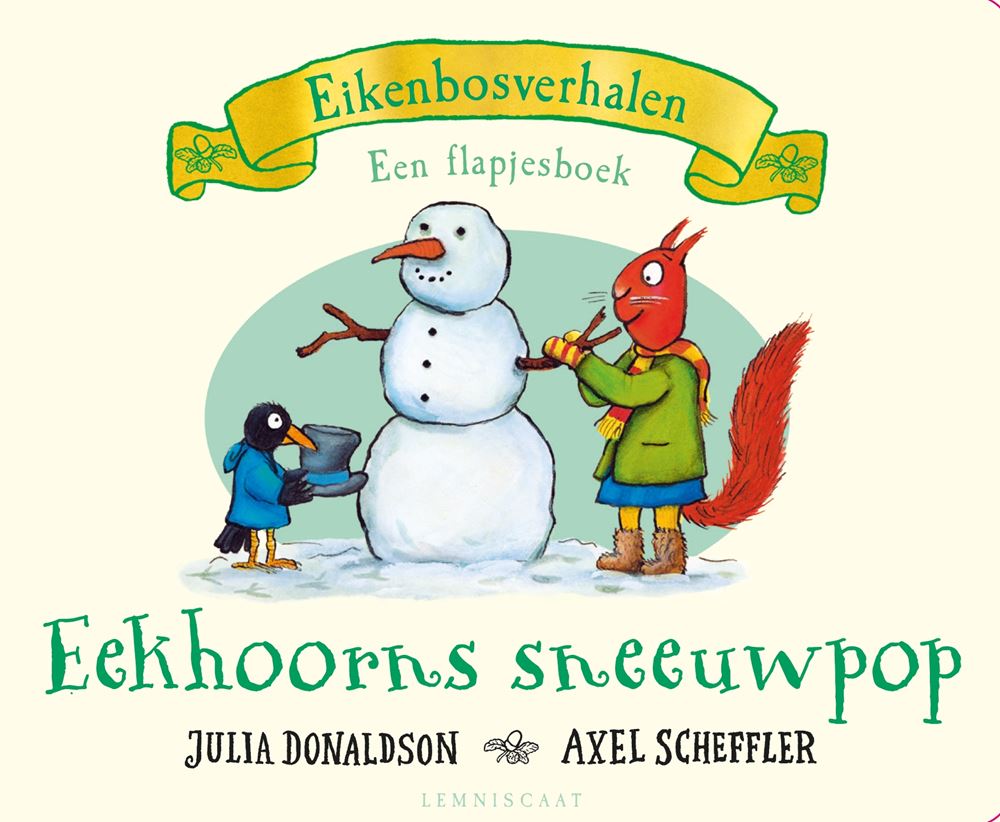 Flip book : bonhomme de neige écureuils. 2+