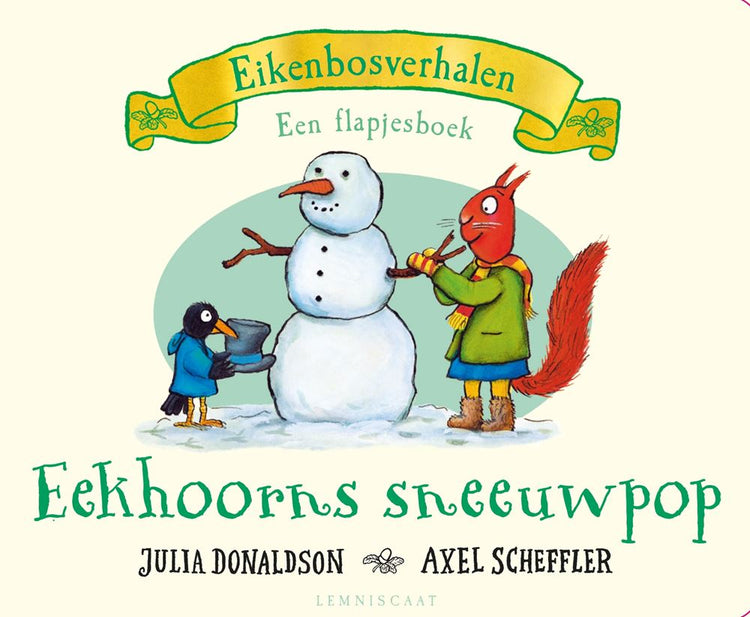 Flip book : bonhomme de neige écureuils. 2+