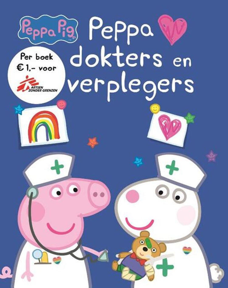 Cochon Peppa. médecins et infirmières. 3+