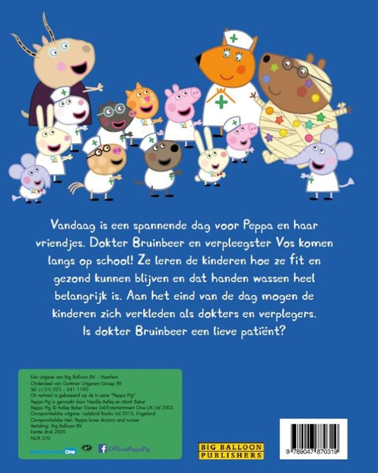 Cochon Peppa. médecins et infirmières. 3+